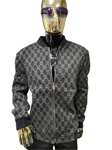 MENS BLACK GG JACKET