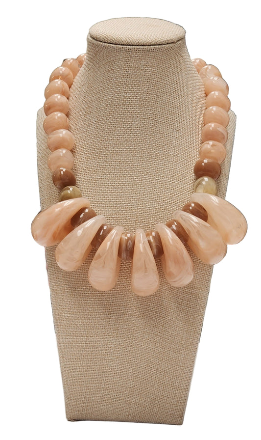 Acrylic Tear Necklace